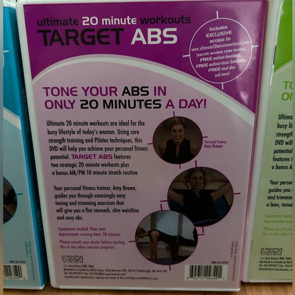Ultimate 20 Minute Workout DVDs - Picture 3 of 5